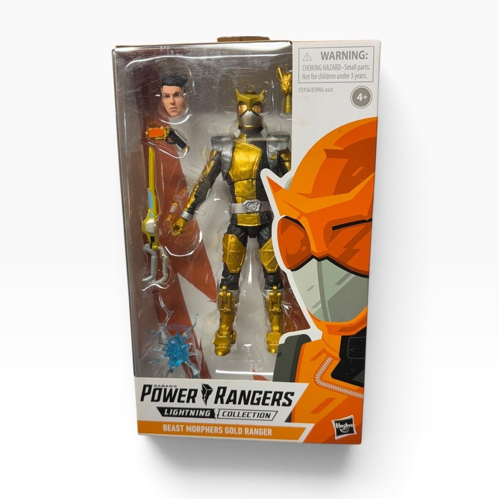 Hasbro Power Rangers Gold Ranger Lightning Collection Beast Morphers